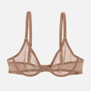 CUUP Plunge Bra in Taupe